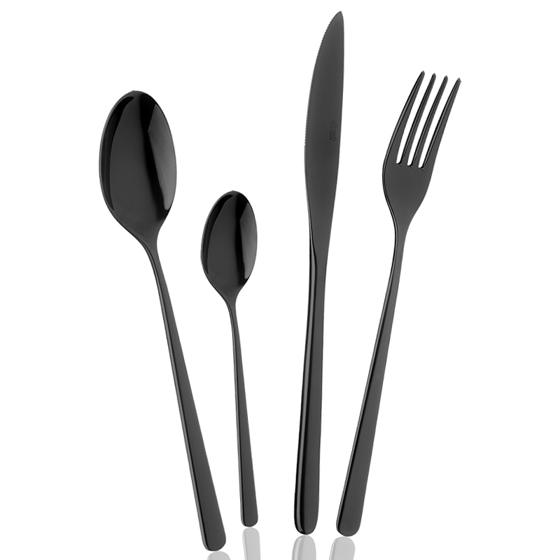 Abert Stilo Black - PVD Cutlery - Cutlery | Albero Shop