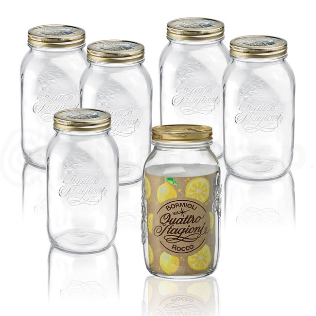 Bormioli Rocco Quattro Stagioni 5 oz. Canning Jar (Set of 4)