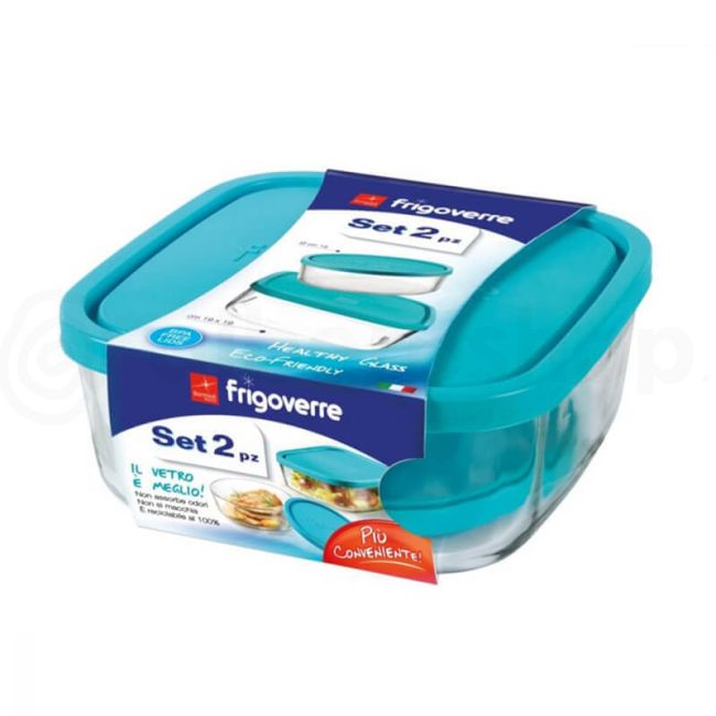 Bormioli Rocco Frigoverre Classic Set 2 pieces Food Container