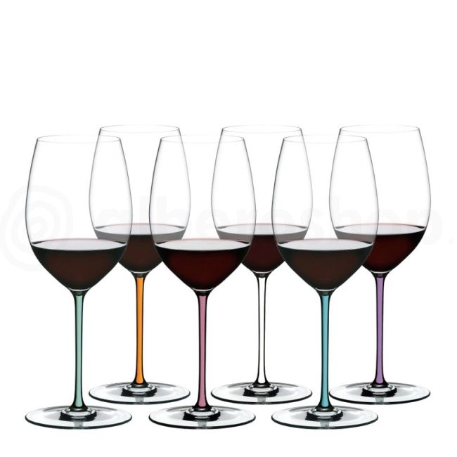 Riedel Fatto A Mano Cabernet Wine Glass - Red