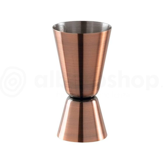 Paderno Measuring Cup Cocktail Jigger 20-40 ml Stainless Steel Antique  Copper Color