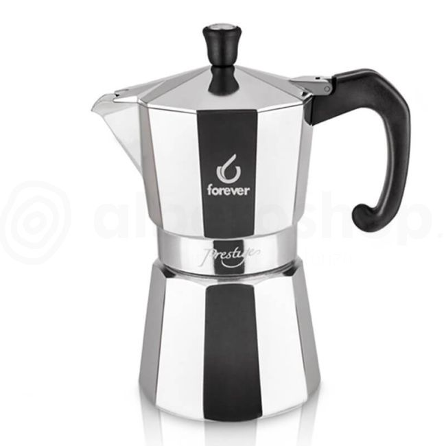 Forever Miss Prestige Moka Express 12 Cups Aluminium Coffee Maker