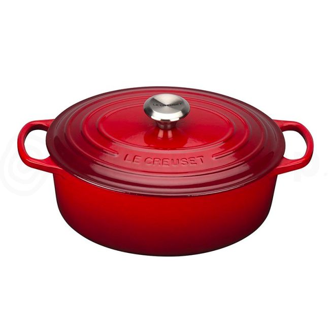 Le Creuset casserole-cocotte oval 31 cm, 6,3 l red