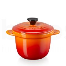 Le Creuset Chaque Mini Cocotte 13 Cm En Grès Vitrifié Orange | Albero Shop