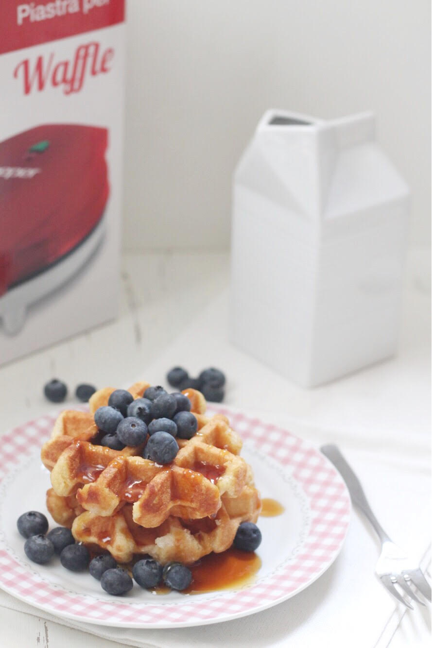 La ricetta del waffle con mirtilli e sciroppo d'acero_02